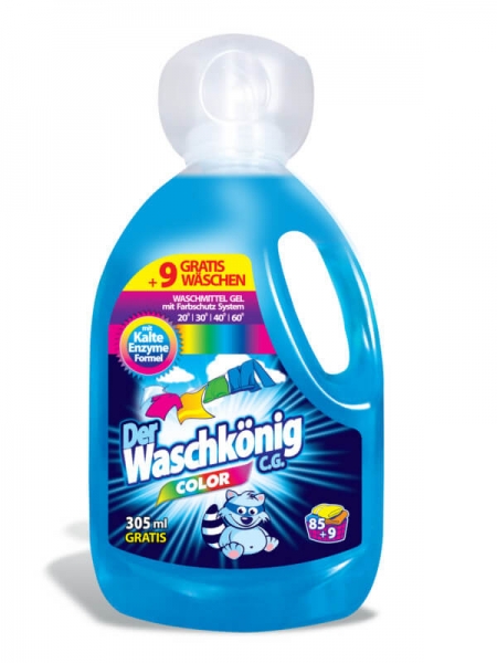 Der Waschkönig C.G. Detergent lichid, 3305 ml, 94 spalari, Color [1]