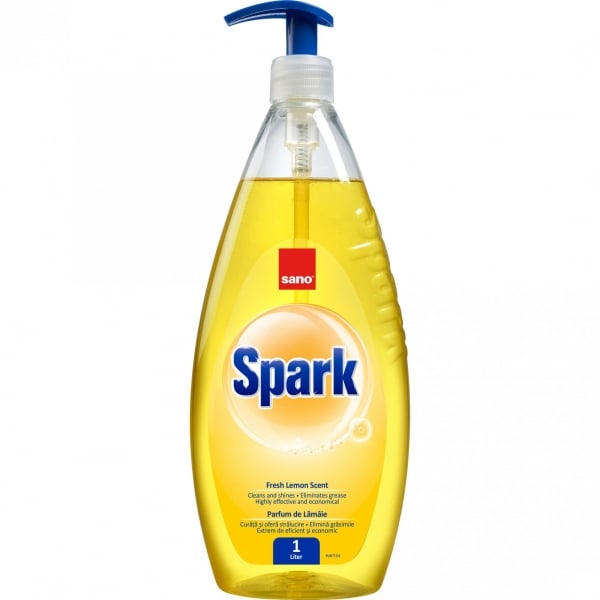 Sano Detergent pentru vase, 1 L, Spark Lamaie [1]