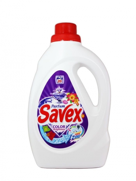 Savex Detergent lichid, 1.3 L, 20 spalari, Color Brightness Powerzyme [1]