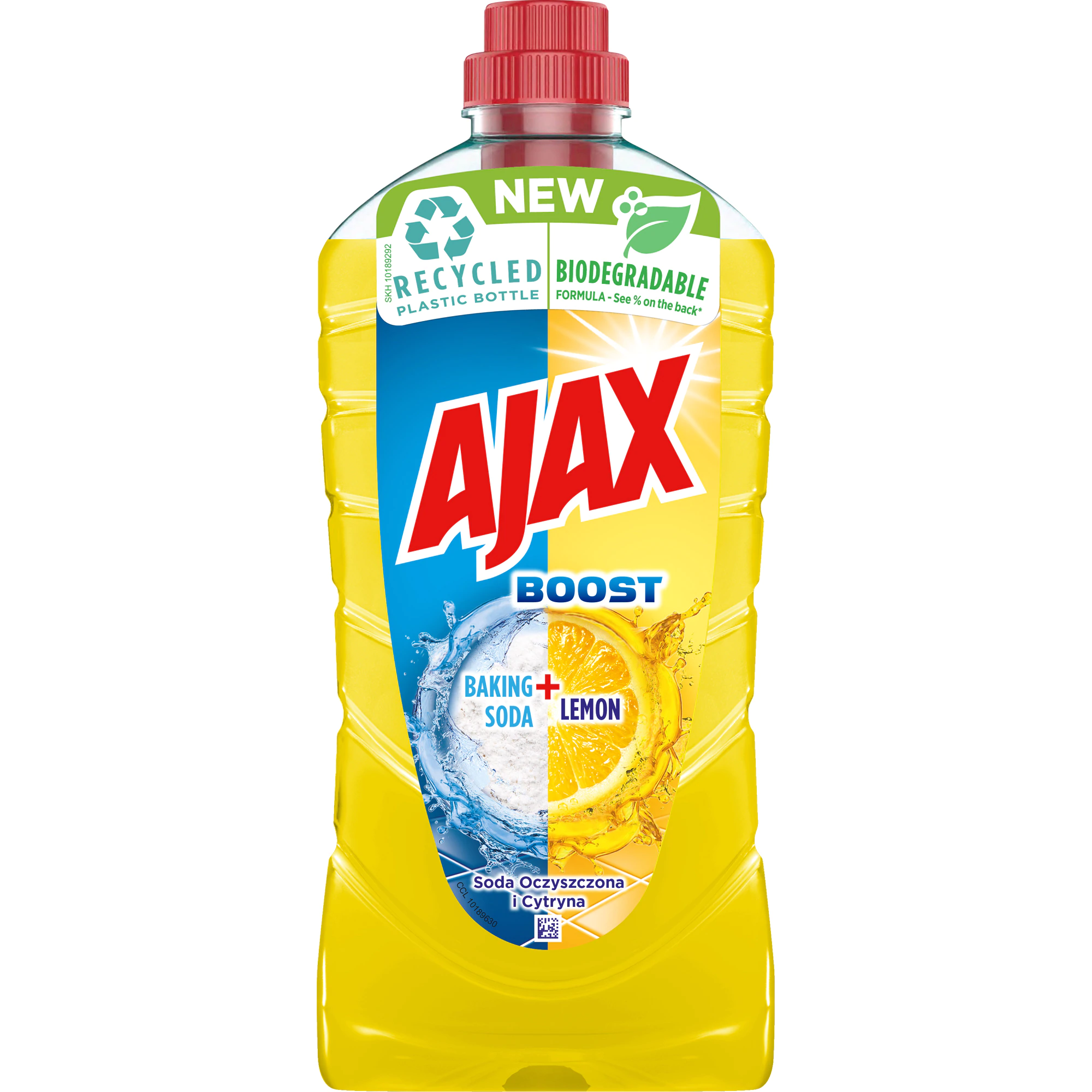 Ajax Detergent Pardoseli, 1L, Boost Baking Soda and Lemon [1]