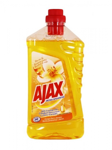 Ajax Detergent Pardoseli, 1L, Orange & Jasmine [1]