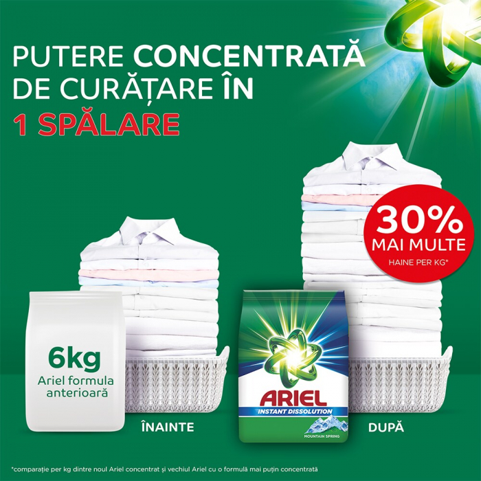 Ariel Detergent automat, 1.5 kg, 20 spalari, Mountain Spring [3]