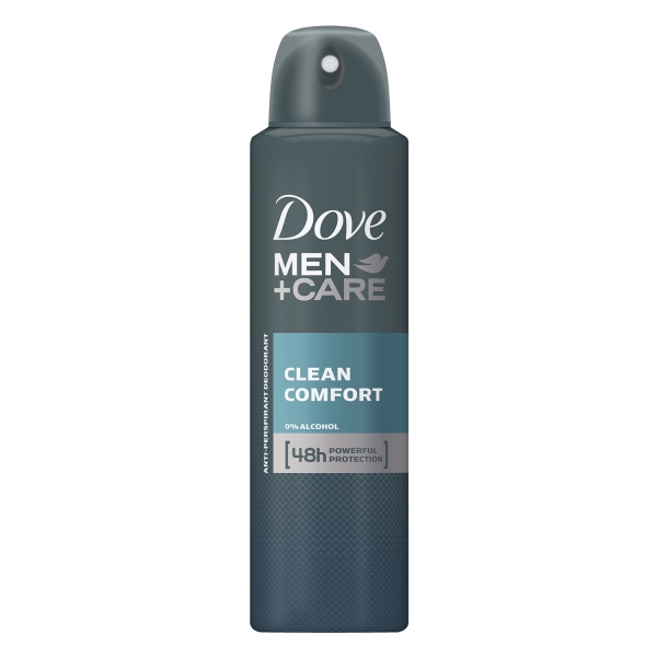 Dove Deodorant spray, Barbati, 250 ml, Men Care Clean Comfort [1]