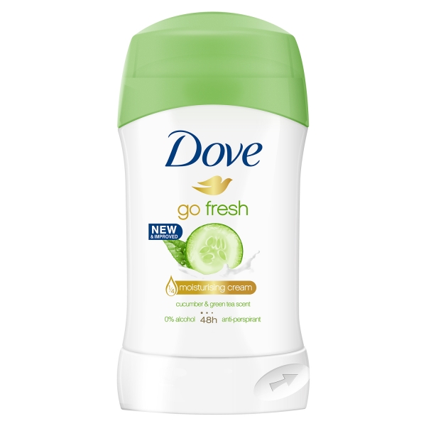 Dove Deodorant stick, Femei, 40 ml, Go Fresh Cucumber & Green Tea [1]