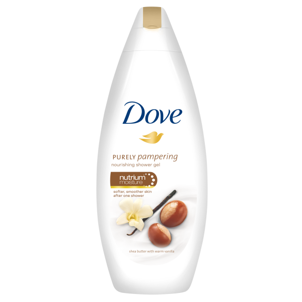 Dove Gel de dus, 250 ml, Purely Pampering Shea Butter with Warm Vanilla [1]