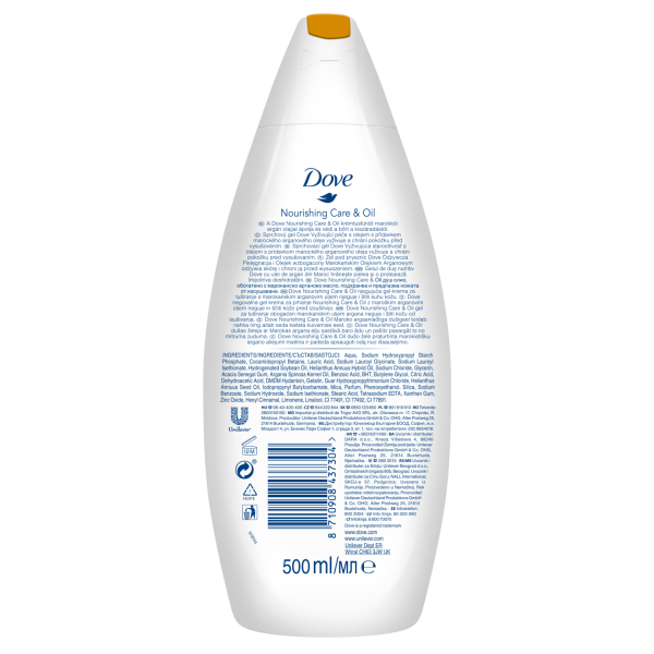 Dove Gel de dus, 500 ml, Nourishing Care Oil [2]