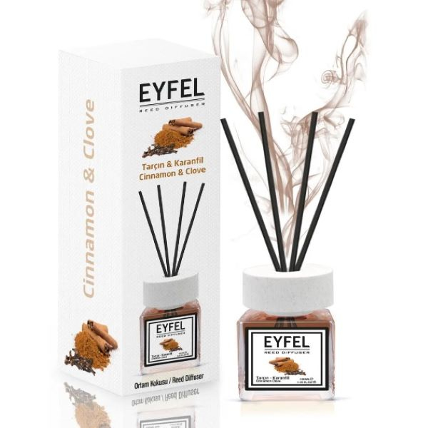 Eyfel Odorizant de camera, cu betisoare, 120 ml, Cinammon & Clove [1]