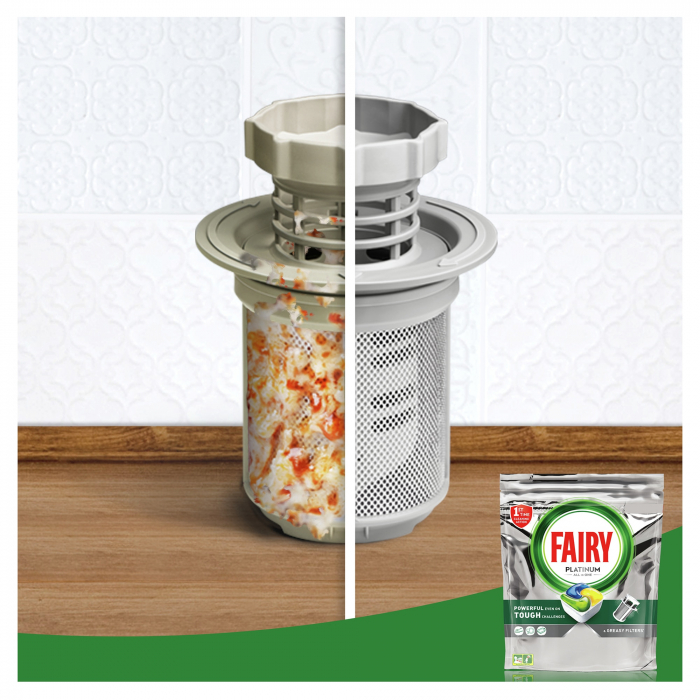 Fairy Detergent pentru masina de spalat vase, 100 capsule, Platinium [3]