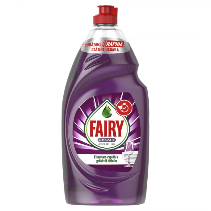 Fairy Detergent pentru vase, 900 ml, Extra+ Liliac [1]
