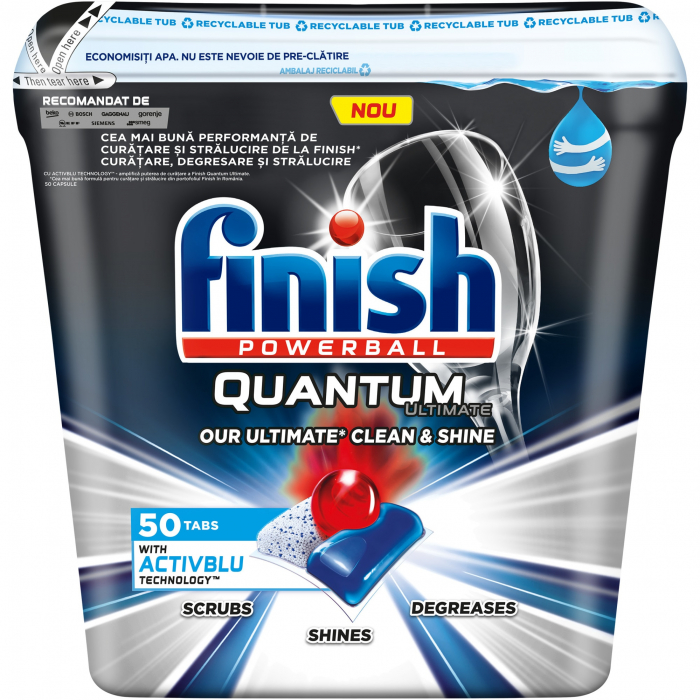 Finish Tablete pentru masina de spalat vase, 50 buc, Quantum Ultimate [1]