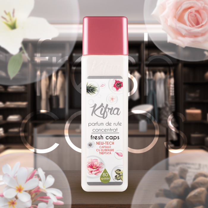 Kifra Parfum de rufe, 200 ml, 80 spalari, Fresh Caps [2]