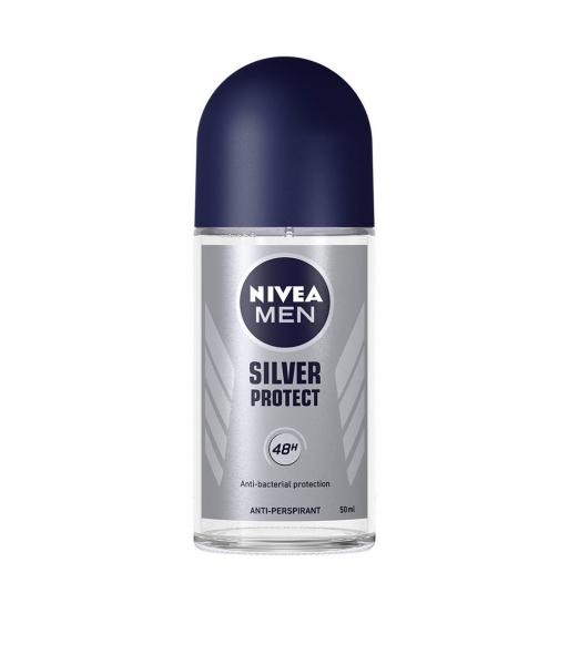 Nivea Deodorant Roll-on, Barbati, 50 ml, Silver Protect [1]