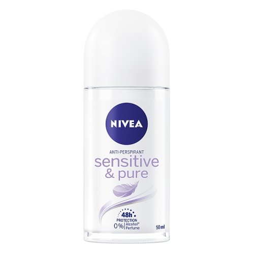 Nivea Deodorant Roll-on, Femei, 50 ml, Sensitive & Pure [1]