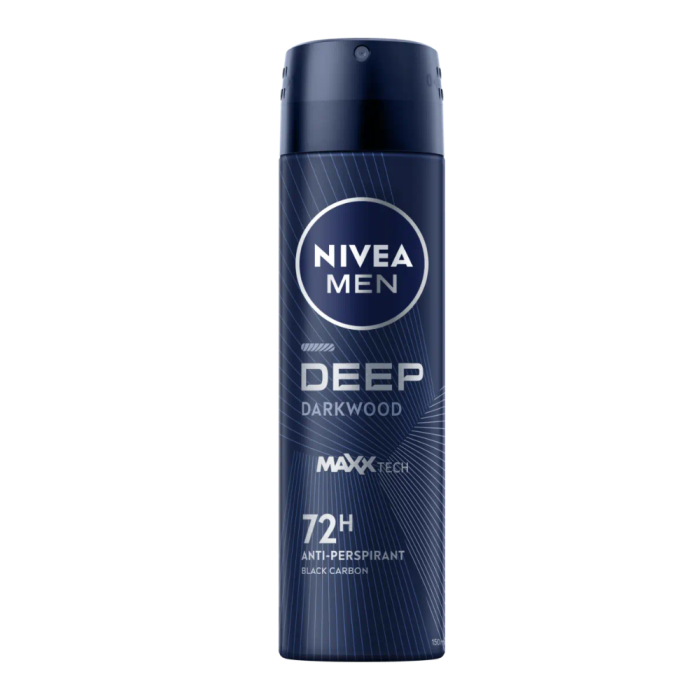 Nivea Deodorant spray, Barbati, 150 ml, Deep Darkwood [1]