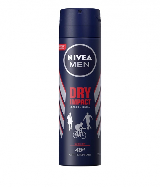 Nivea Deodorant spray, Barbati, 150 ml, Dry Impact [1]
