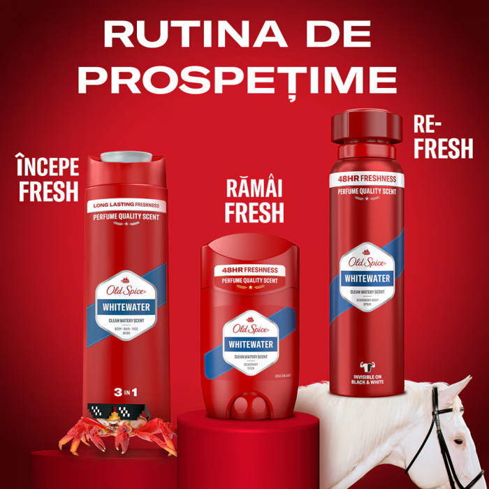 Old Spice Gel de dus, Barbati, 400 ml, Whitewater [7]