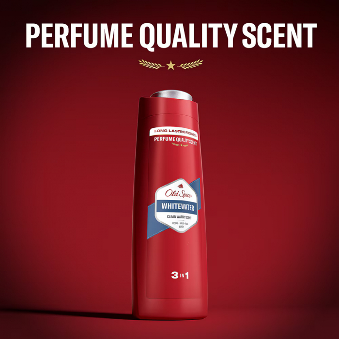 Old Spice Gel de dus, Barbati, 400 ml, Whitewater [4]