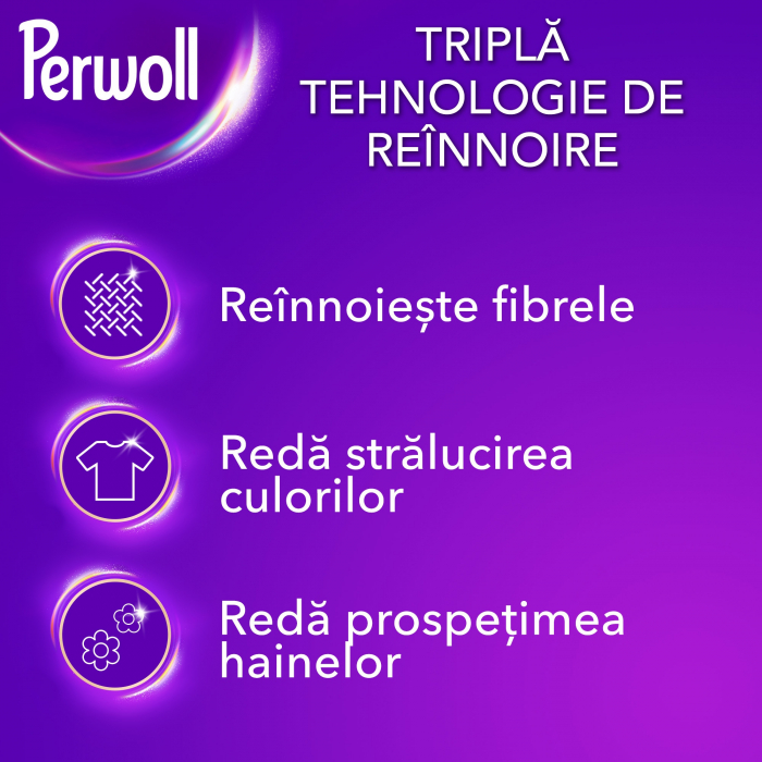 Perwoll Detergent lichid, 3L, 60 spalari, Renew Blossom [3]