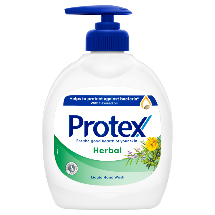 Protex Antibacterial Sapun lichid, 300 ml, Herbal [1]