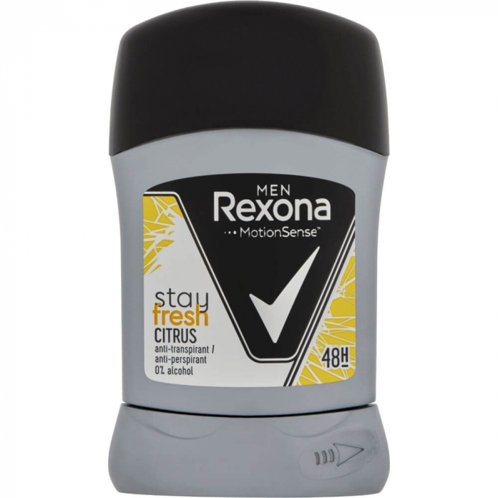 Rexona Deodorant stick, Barbati, 50 ml, Stay Fresh Citrus [1]