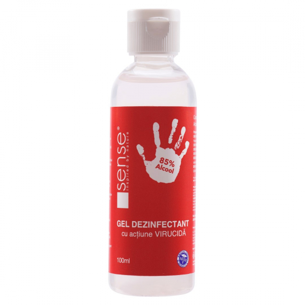 Sense Gel dezinfectant pentru maini, 85 percent alcool, 100 ml [1]