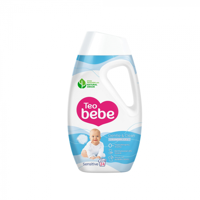 Teo Bebe Detergent lichid, 1.08 L , 24 spalari, Gentle & Clean Sensitive [1]