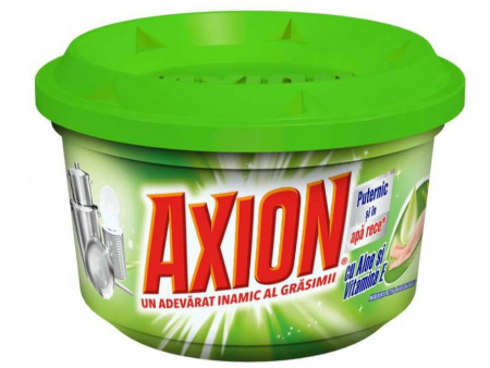 Detergenți vase - Axion Detergent pasta pentru vase, 400 g, Aloe si Vitamina E