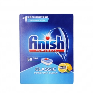 Finish Tablete pentru masina de spalat vase, 68 buc, Classic Lemon [0]