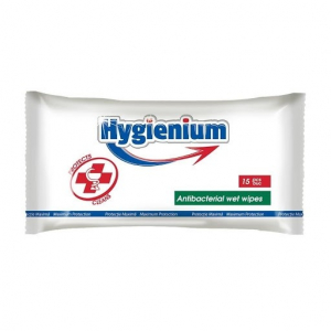 Șervețele umede - Hygienium Servetele umede antibacteriene, 15 buc
