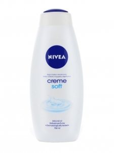 Gel de duș - Nivea Gel de dus, 750 ml, Creme Soft