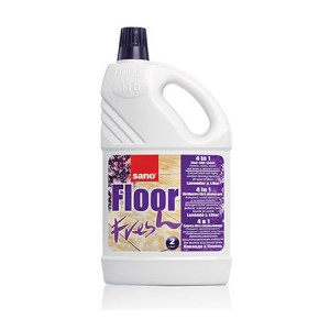 Gresie, piatră și granit - Sano Detergent pardoseli, 2 L, Floor Fresh Liliac