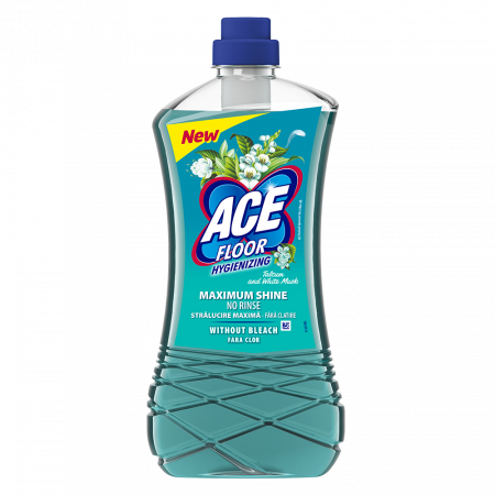 Lemn și parchet - Ace Detergent pardoseli, 1 L, Talc si Mosc alb
