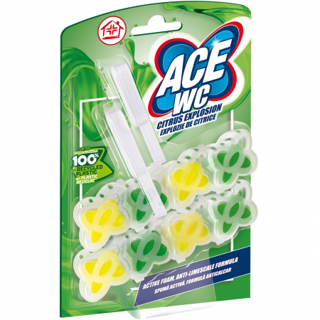Odorizanți WC - Ace Odorizant WC, 2 x 48 g, Citrus Explosion