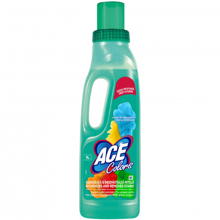Înălbitor și îndepărtare pete - Ace Solutie indepartare pete, 1 L, Colors
