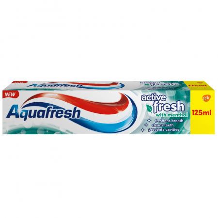 Igienă orală - Aquafresh Pasta de dinti, Active Fresh, 125 ml