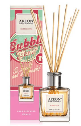 Odorizanți - Areon Odorizant de camera, cu betisoare, 150 ml, Bubble Gum