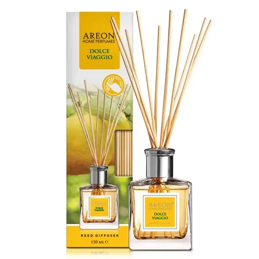 Odorizanți - Areon Odorizant de camera, cu betisoare, 150 ml, Dolce Viaggio