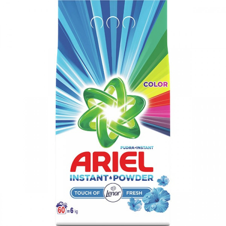 Ariel Detergent automat, 6 kg, 60 spalari, Color Touch of Lenor Fresh [0]