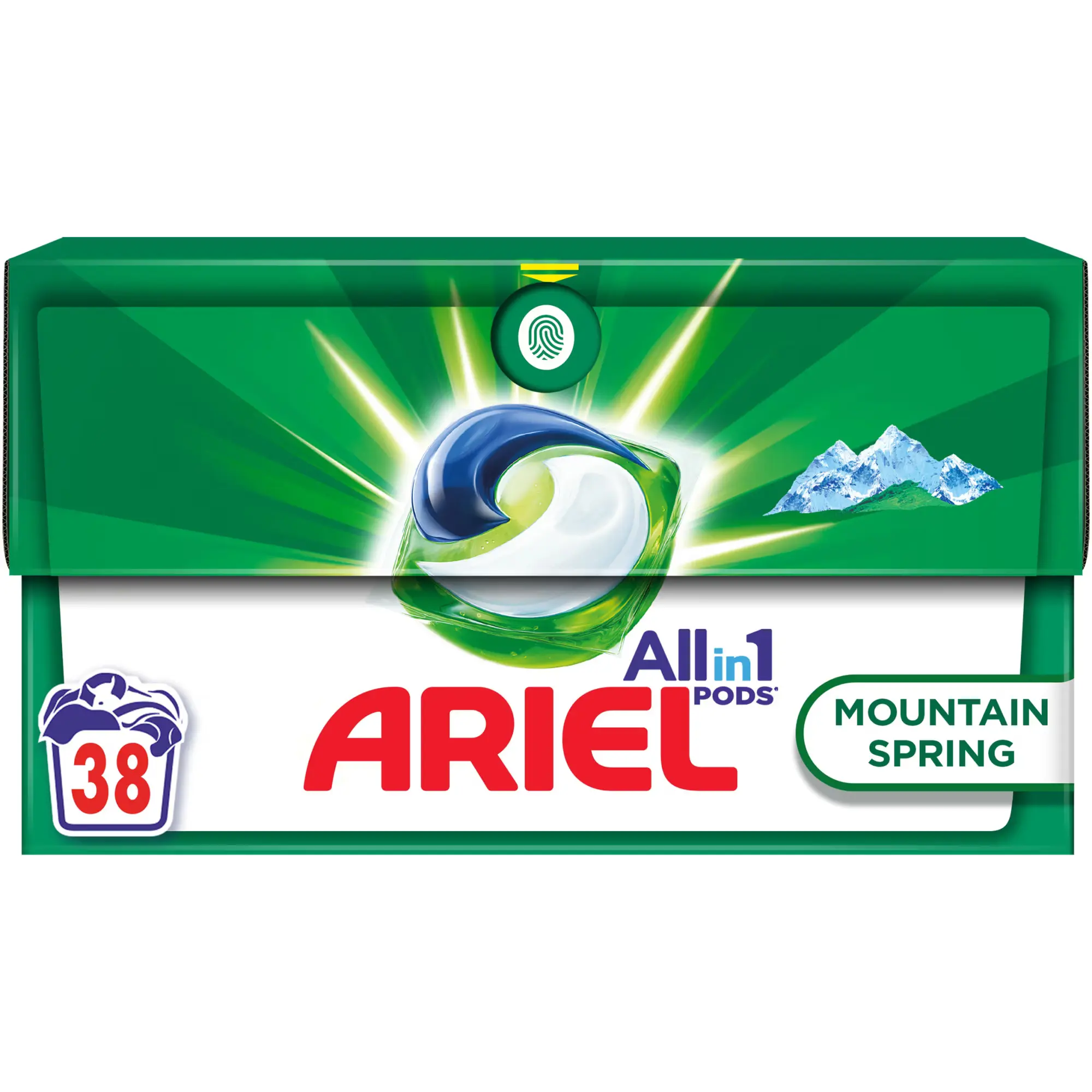 Detergent rufe capsule - Ariel Detergent Capsule All in 1 PODS, 38 buc, Mountain Spring