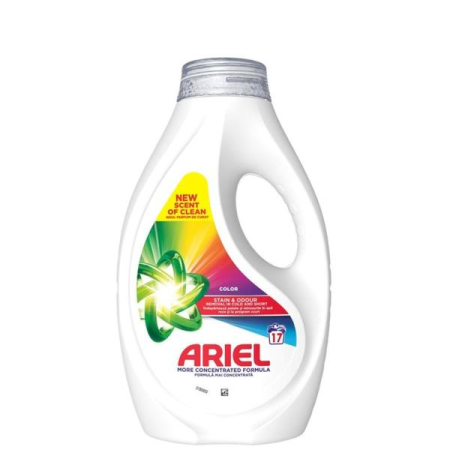 Detergent rufe lichid - Ariel Detergent lichid, 765 ml, 17 spalari, Color