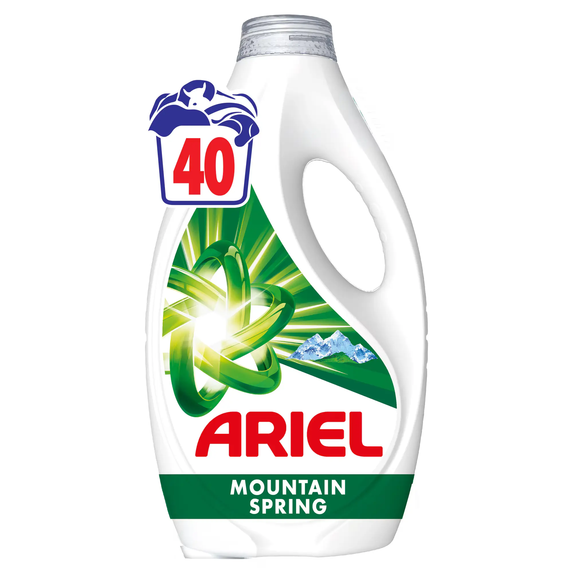 Detergent rufe lichid - Ariel Detergent lichid, 1.8L, 40 spalari, Mountain Spring