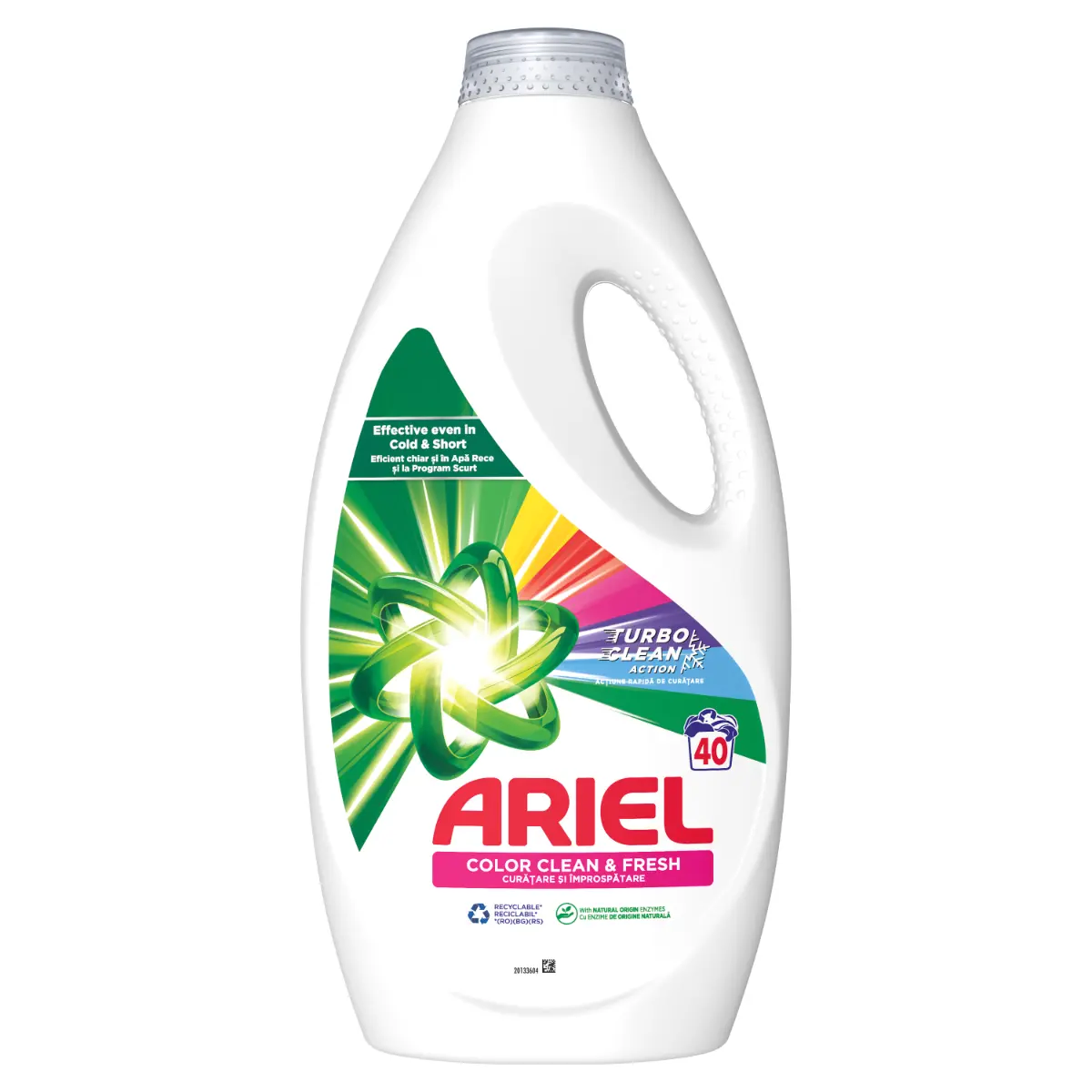 Detergent rufe lichid - Ariel Detergent lichid, 2L, 40 spalari, Color