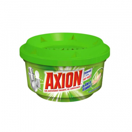Detergenți vase - Axion Detergent pasta pentru vase, 225 g, Aloe si Vitamina E