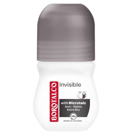 Roll-on - Borotalco Deodorant Roll-on, Unisex, 50 ml, Invisible