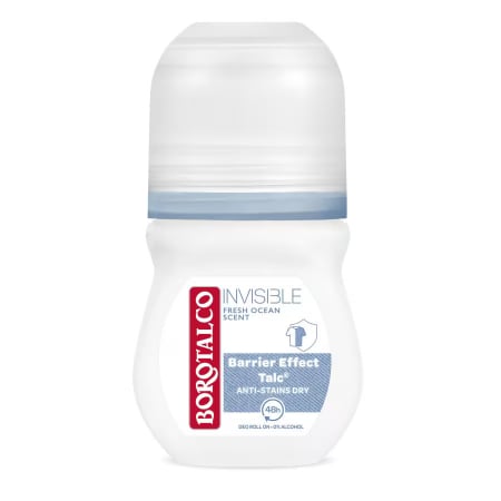 Roll-on - Borotalco Deodorant Roll-on, Unisex, 50 ml, Invisible Fresh
