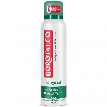 Spray - Borotalco Deodorant spray, Unisex, 150 ml, Original