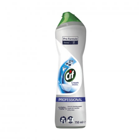 Detergenți diverse suprafețe - Cif Crema abraziva, 750 ml, Professional Original