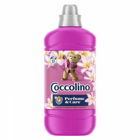 Balsam de rufe - Coccolino Balsam de rufe, 1.275 L, 51 spalari, Tiare Flower & Red Fruits