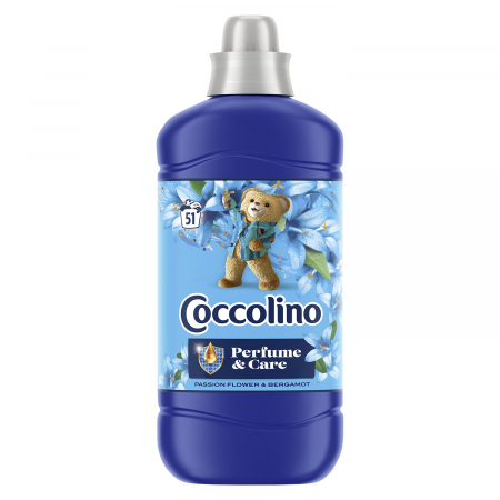 Balsam de rufe - Coccolino Balsam de rufe, 1.275 L, 51 spalari, Passion Flower & Bergamot
