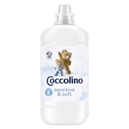 Balsam de rufe - Coccolino Balsam de rufe, 1.45 L, 58 spalari, Sensitive & Soft